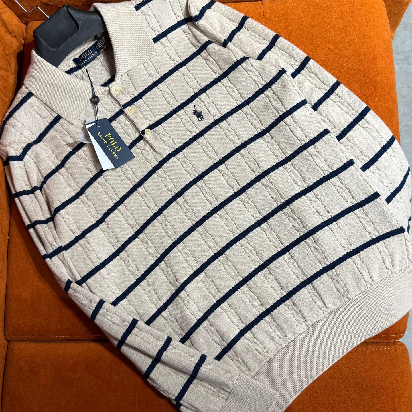 polo ralpgh stripped polo