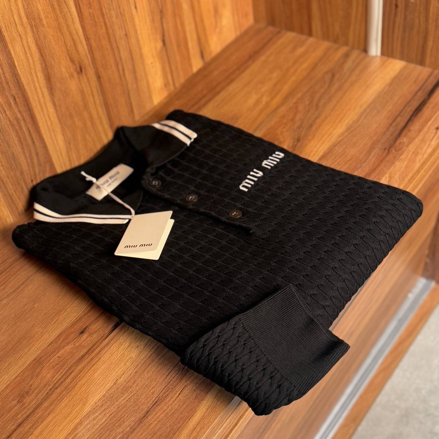 miu miu knitted polo