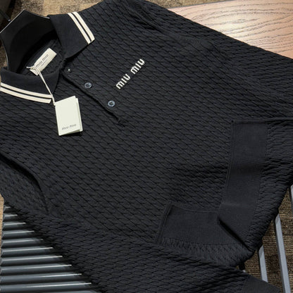 miu miu knitted polo