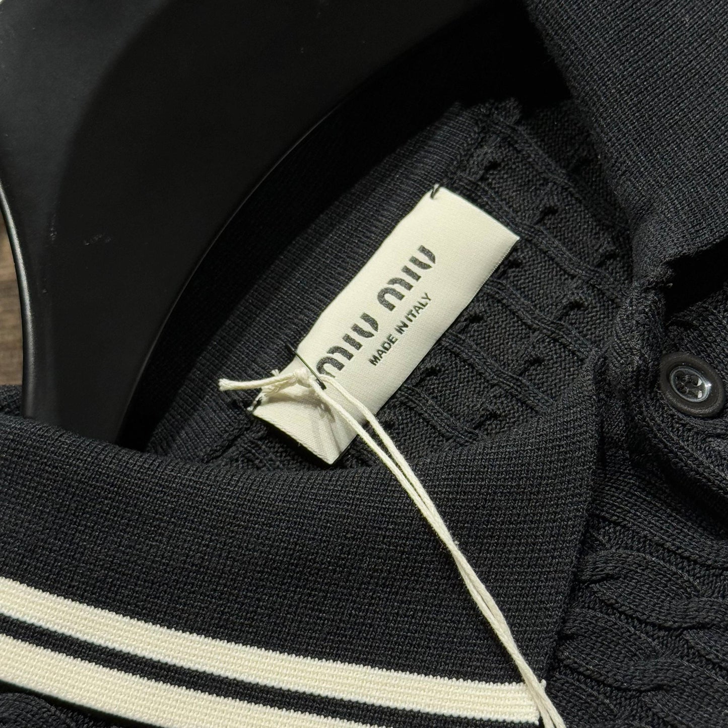 miu miu knitted polo