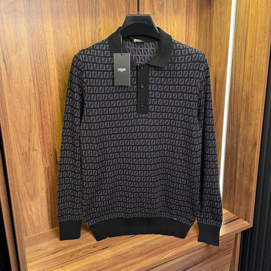 fendi polo knitted