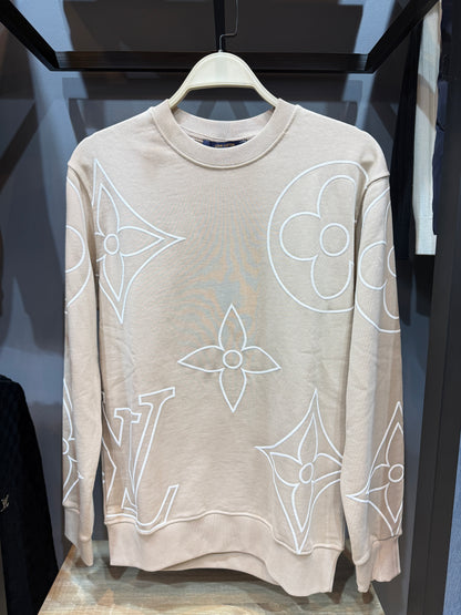 louis vuiton flowers sweatshirt