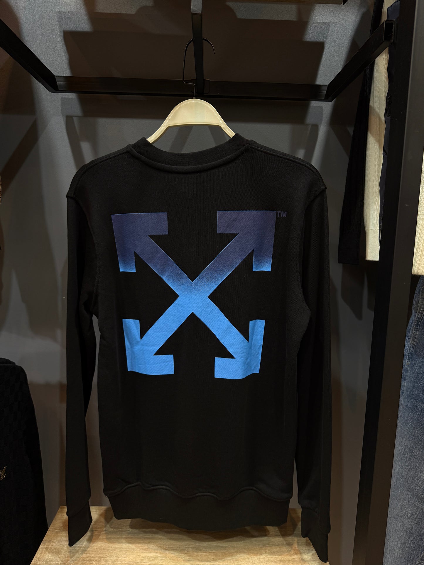 off white black sweatshirt