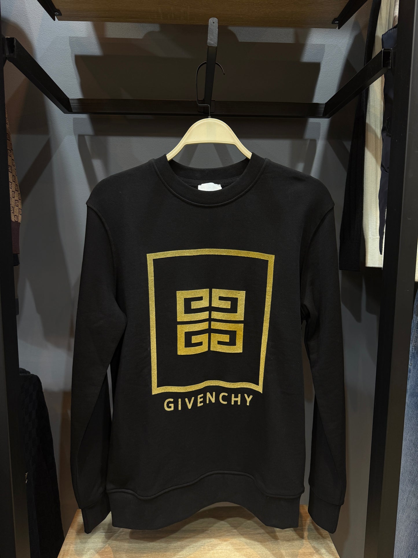 givenchy sweatshirt with gold logo