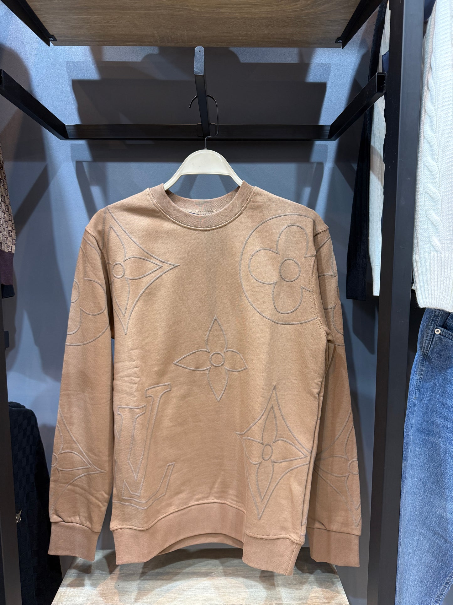louis vuiton flowers sweatshirt