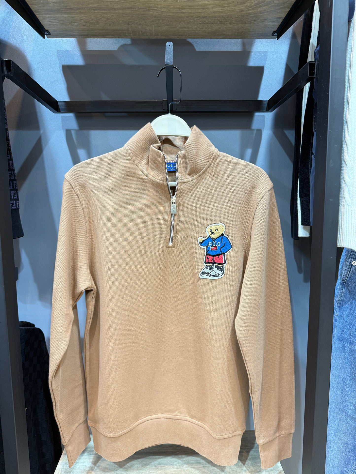 polo ralph quarter zip