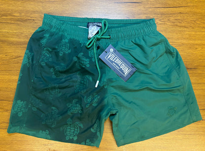 VILEBREQUIN Moorea Swim Shorts - Emerald Turtle Pattern