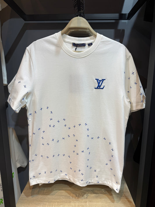Louis Vuitton Monogram T-Shirt - White & Blue