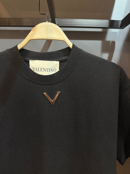Valentino – Black V-Logo T-Shirt
