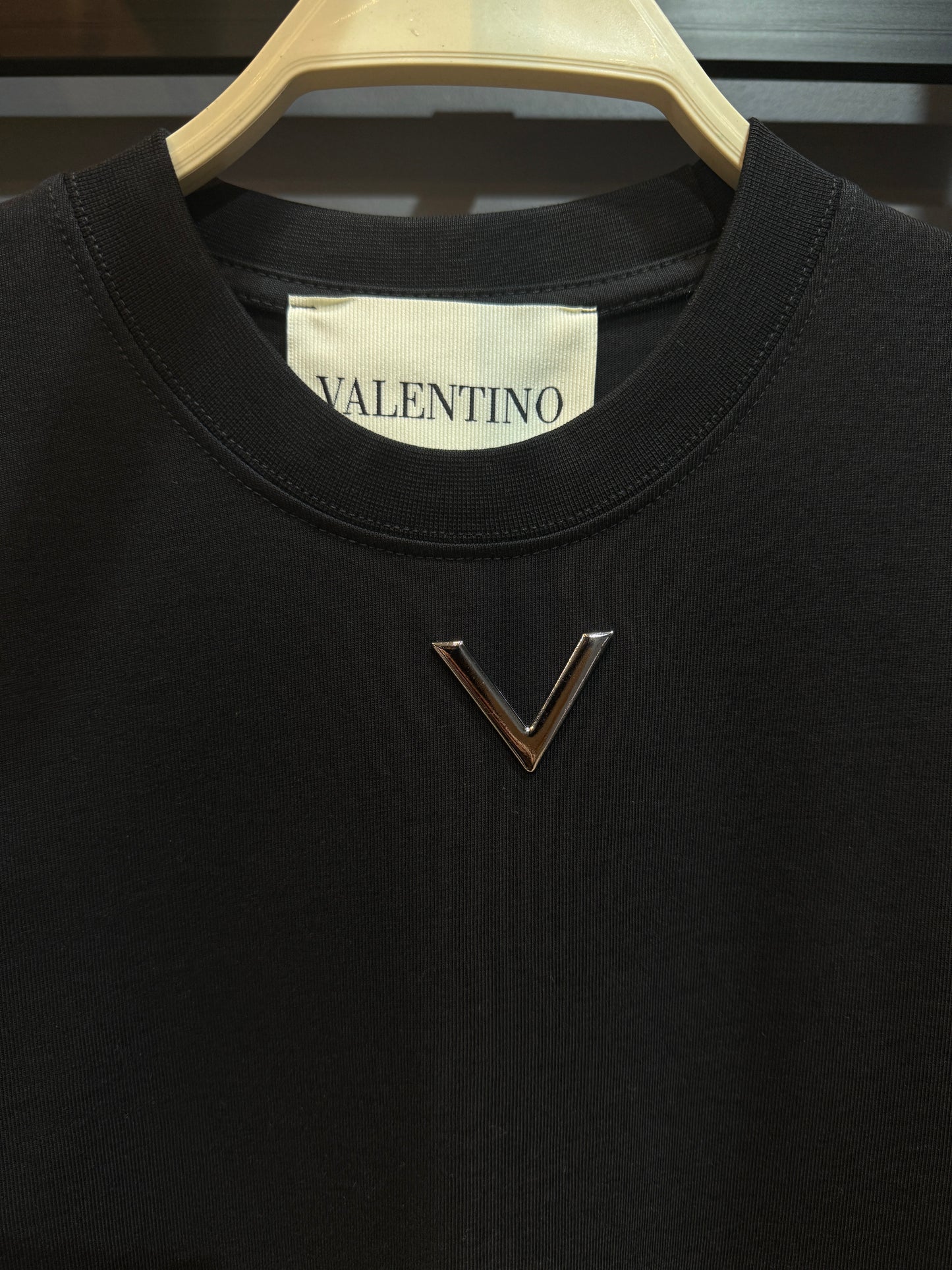 Valentino – Black V-Logo T-Shirt