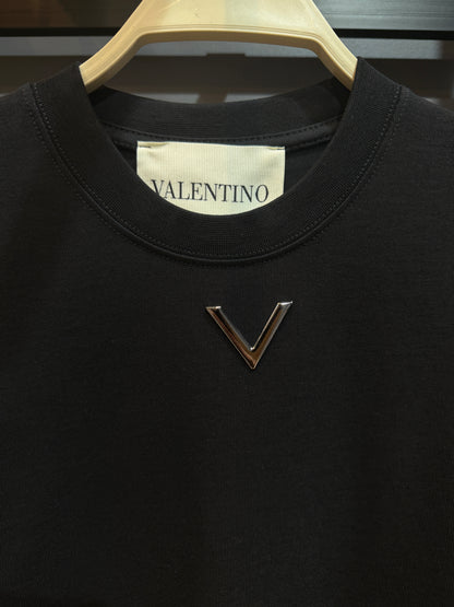 Valentino – Black V-Logo T-Shirt