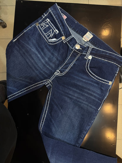 True Religion Straight Jeans - Blue
