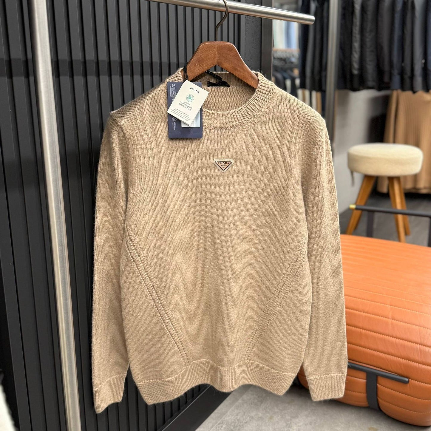 prada knitted round
