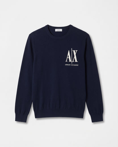 Armani Exchange Logo Knit Sweater