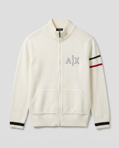 Armani Exchange Full-Zip Knit Cardigan