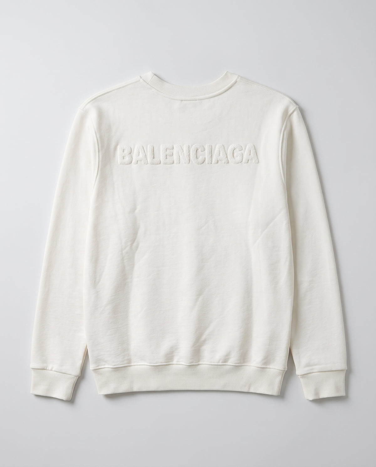 Balenciaga Embossed Logo Crewneck Sweatshirt
