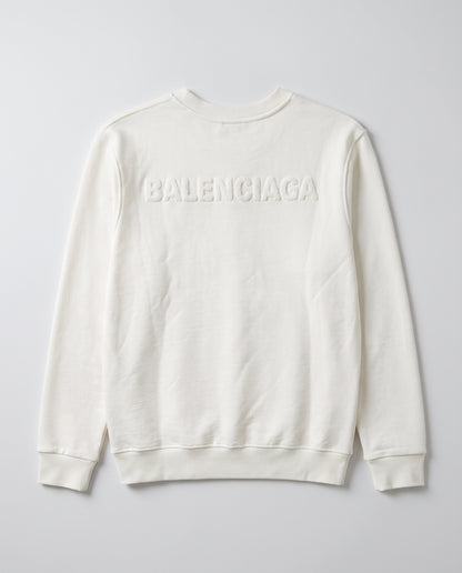 Balenciaga Embossed Logo Crewneck Sweatshirt