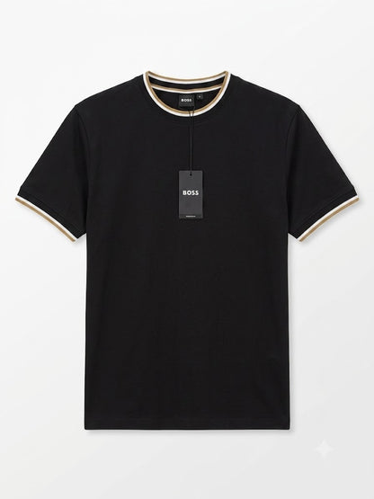 Boss Contrast Rib T-Shirt