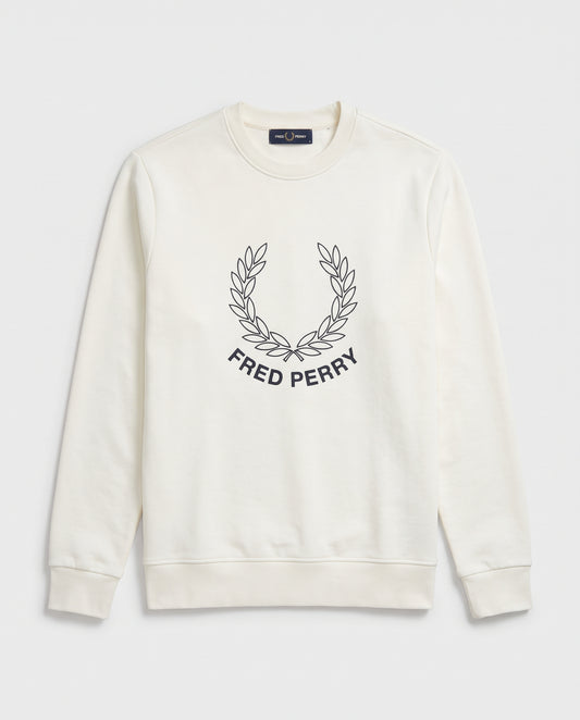 Fred Perry Laurel Wreath Crewneck Sweatshirt