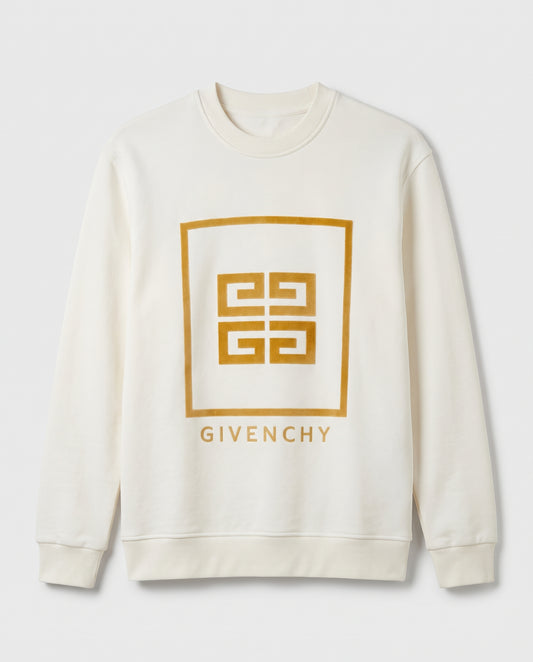 Givenchy 4G Gold Logo Crewneck Sweatshirt