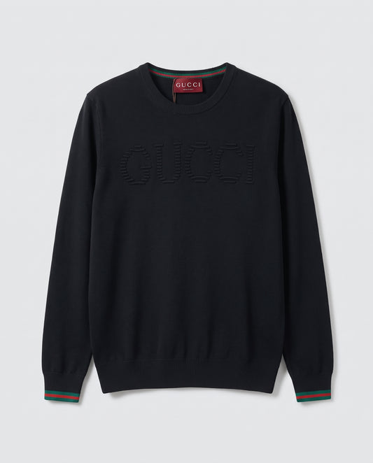 Gucci Embossed Logo Knit Sweater