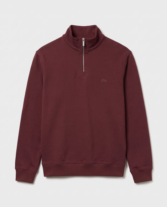 Lacoste Quarter-Zip High-Neck Sweatshirt
