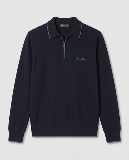 Loro Piana Quarter-Zip Knit Sweater