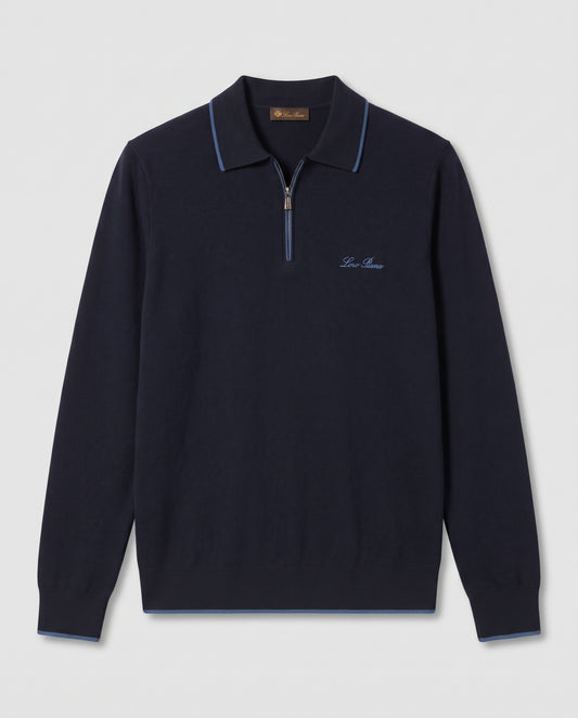 Loro Piana Quarter-Zip Knit Sweater