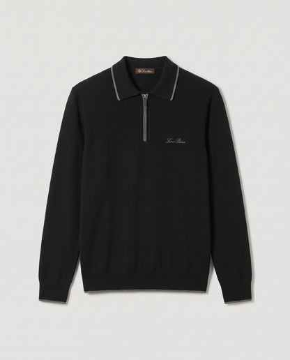 Loro Piana Quarter-Zip Knit Sweater