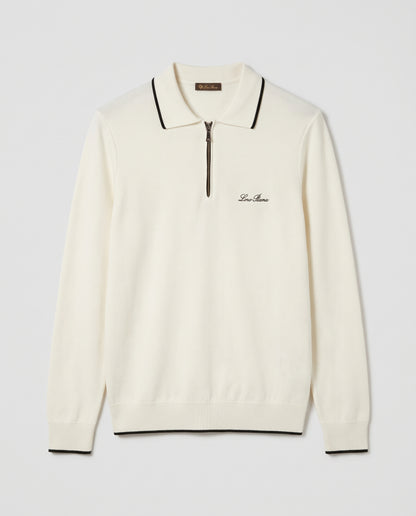 Loro Piana Quarter-Zip Knit Sweater