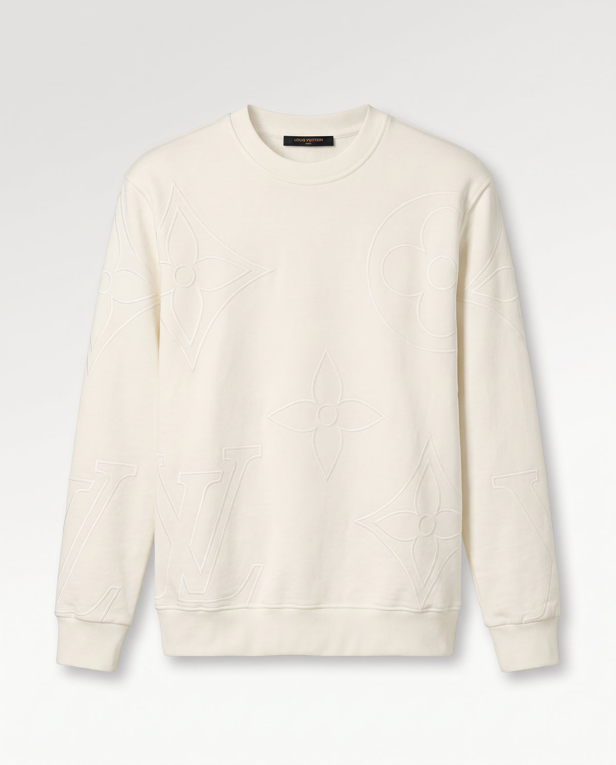 Louis Vuitton Monogram Embossed Crewneck Sweatshirt