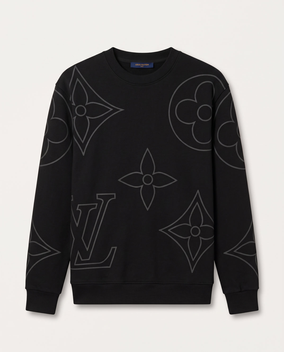 Louis Vuitton Monogram Embossed Crewneck Sweatshirt