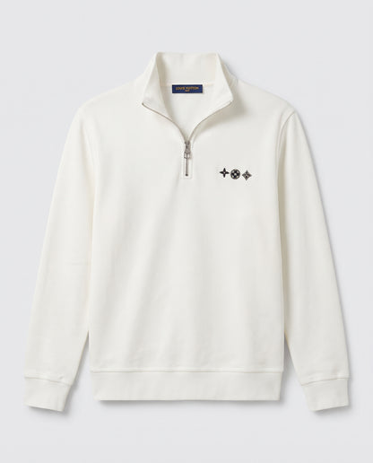 Louis Vuitton Monogram Flower Quarter-Zip Sweatshirt