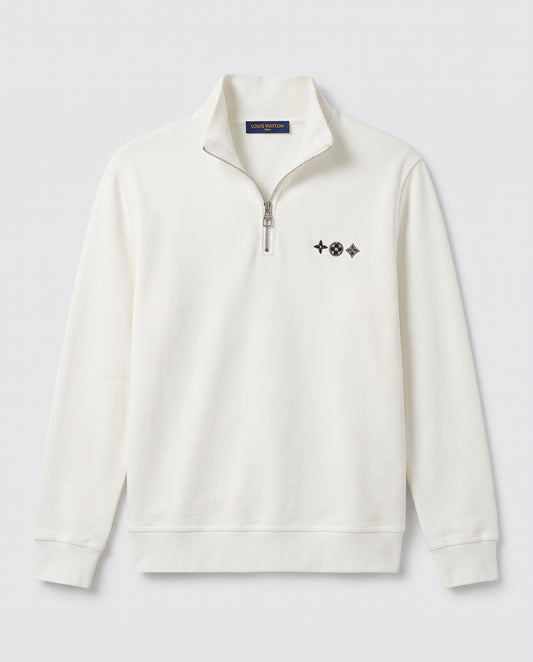 Louis Vuitton Monogram Flower Quarter-Zip Sweatshirt