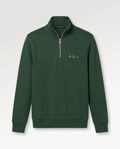 Louis Vuitton Monogram Flower Quarter-Zip Sweatshirt