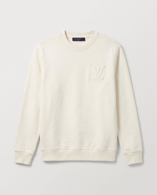 Louis Vuitton Embossed LV Logo Crewneck Sweatshirt