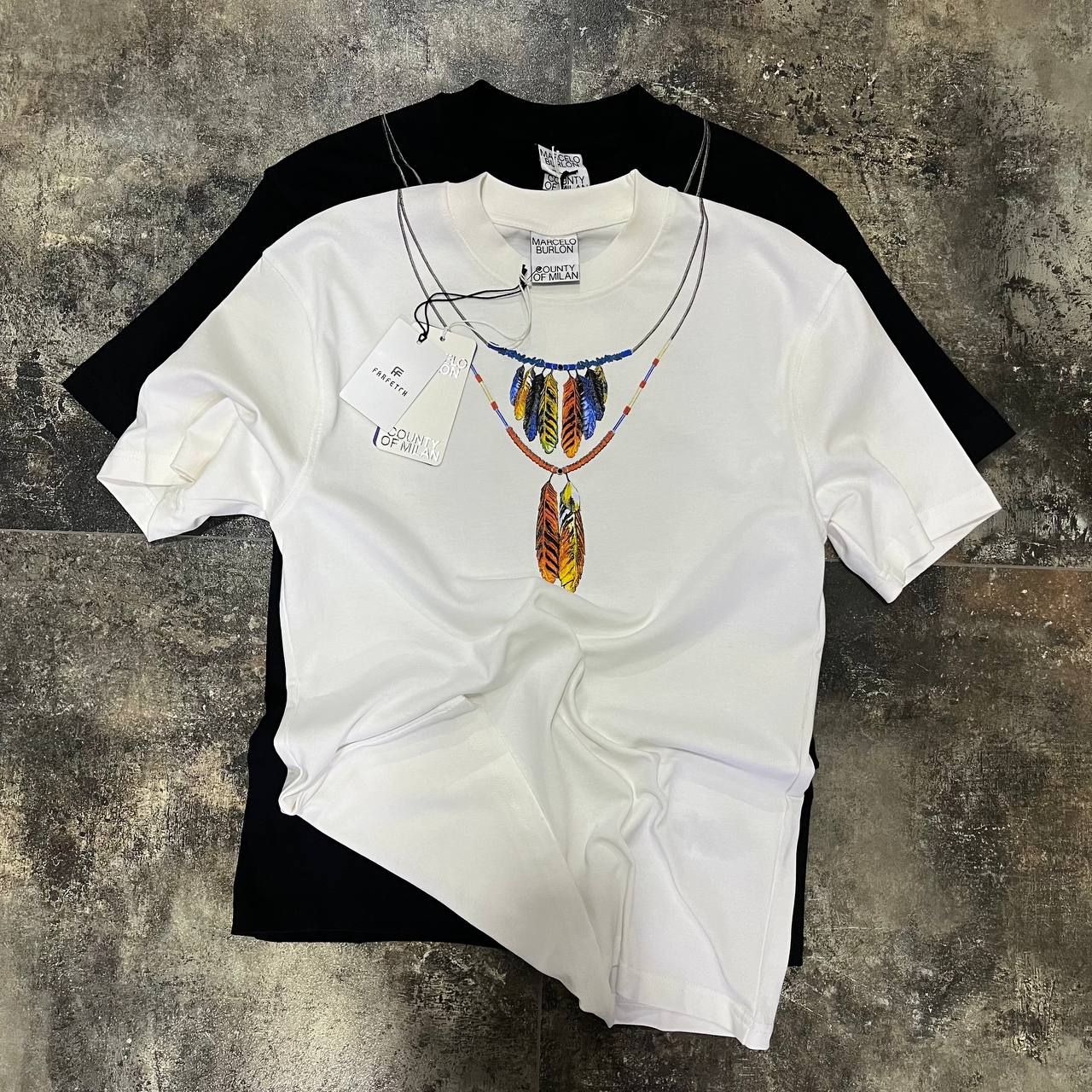 MARCELO BURLON WHITE t-shirt