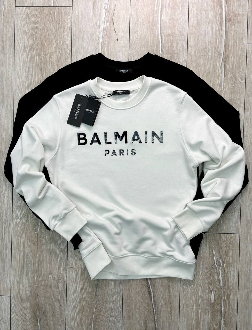 balmain white sweatshirt