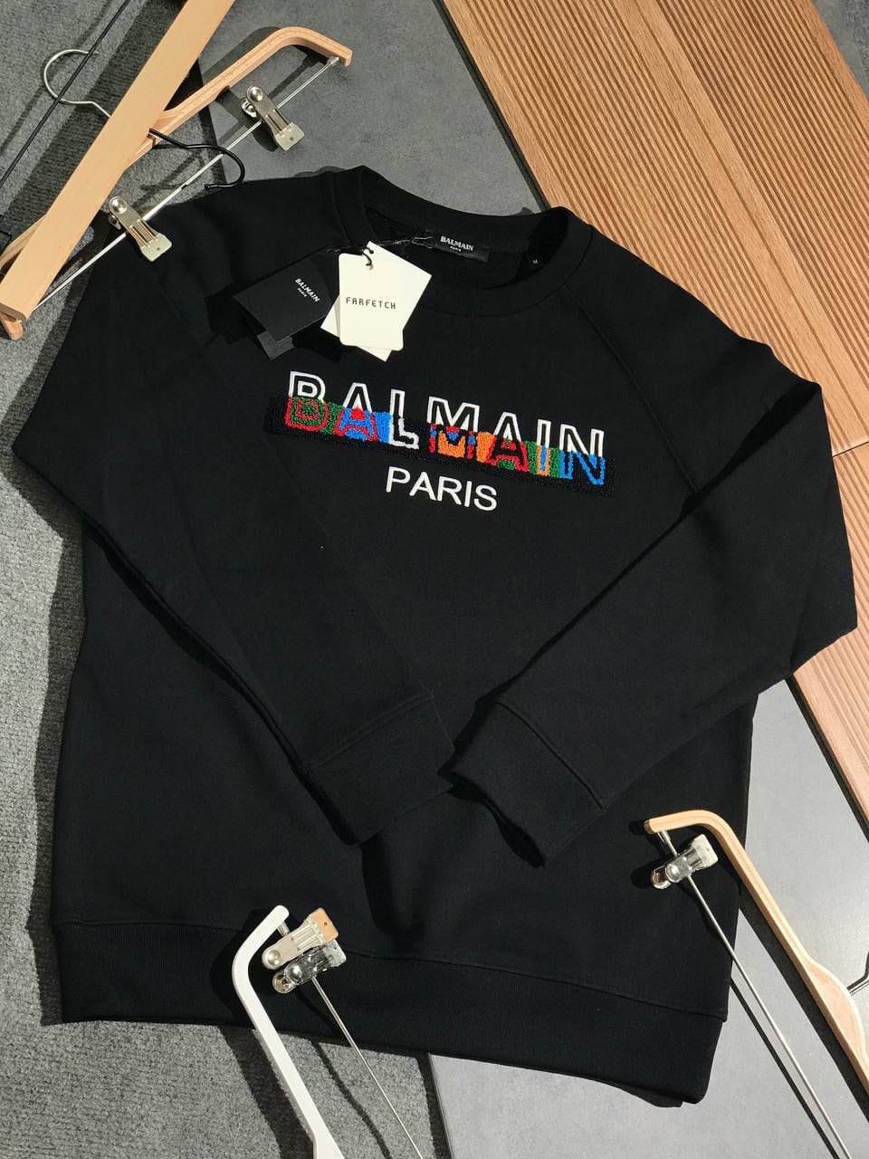 Balmain black sweatshirt