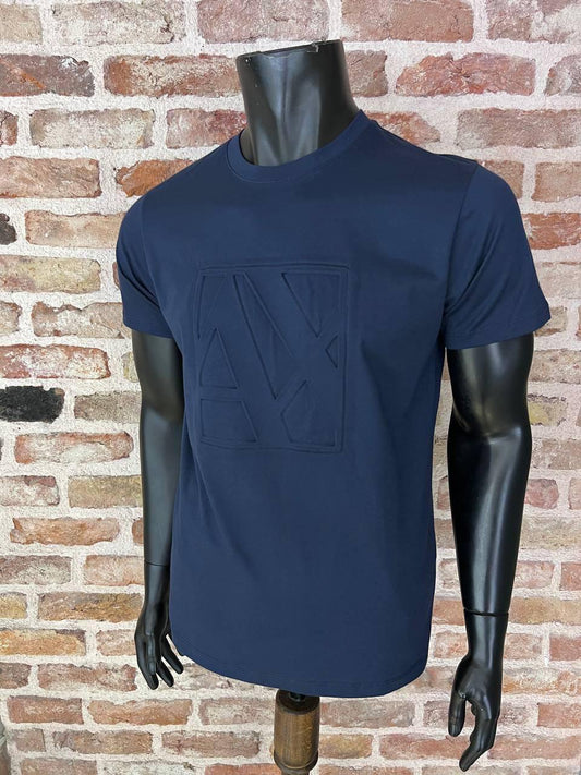 ARMANI EXCHANGE Printed T-Shirt – Navy