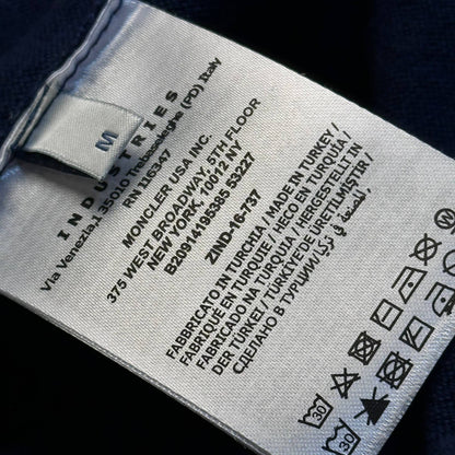 MONCLER FLEECE SWEATER WITH RED LINE