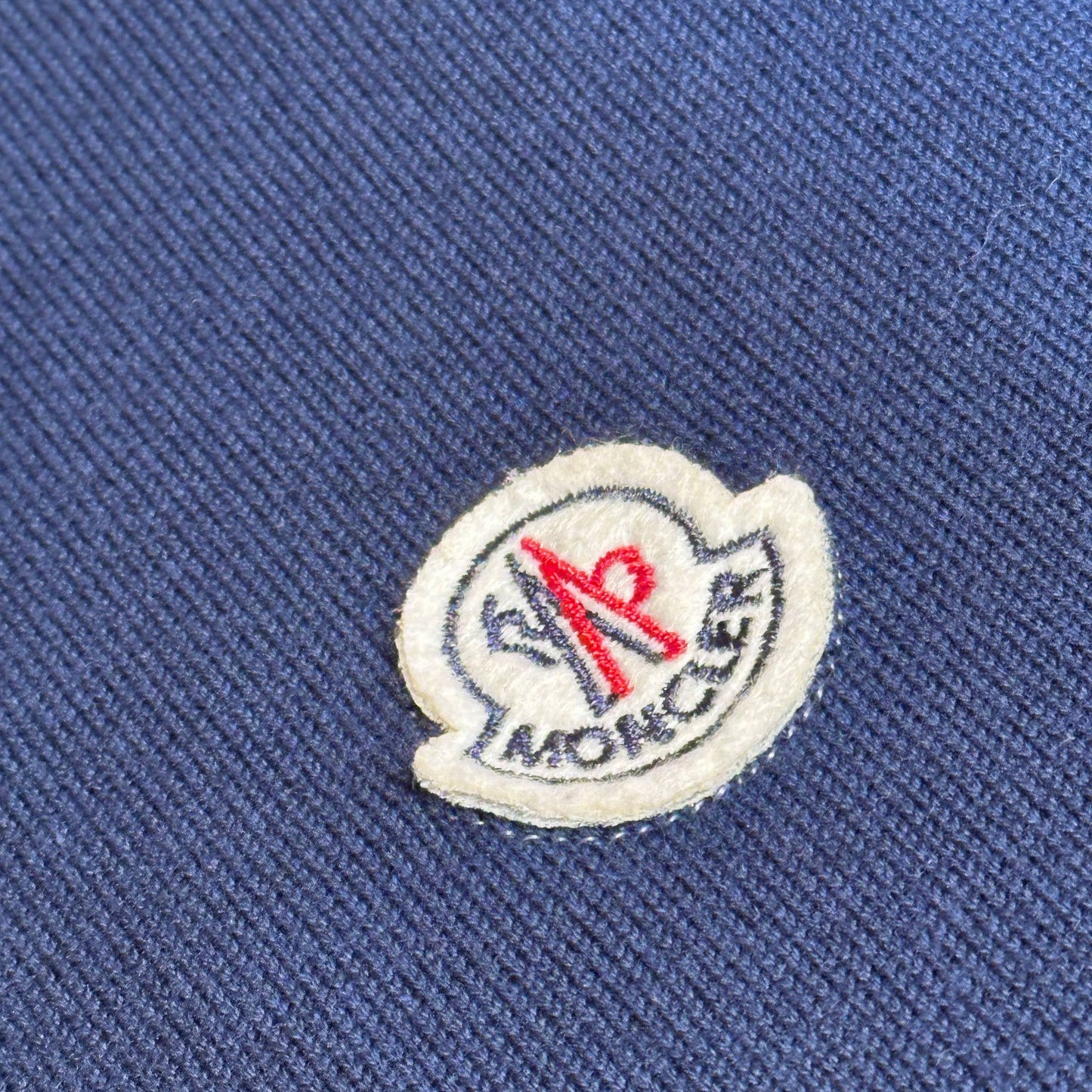 MONCLER FLEECE SWEATER WITH RED LINE