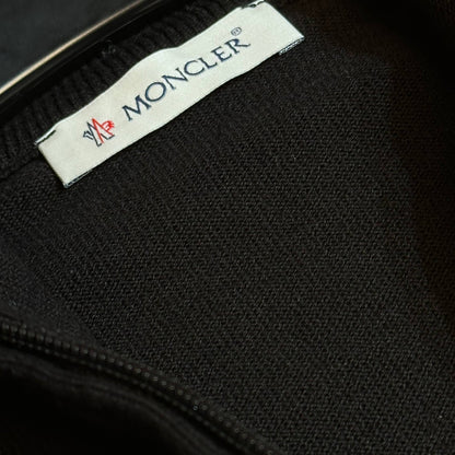 MONCLER FLEECE SWEATER WITH RED LINE