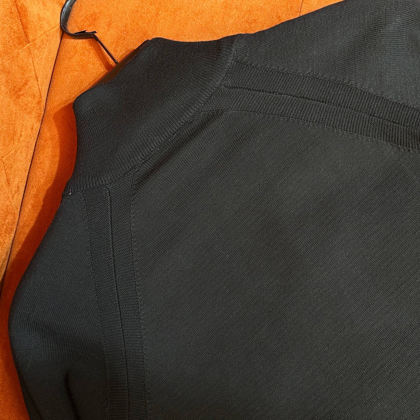 MONCLER FLEECE SWEATER WITH RED LINE
