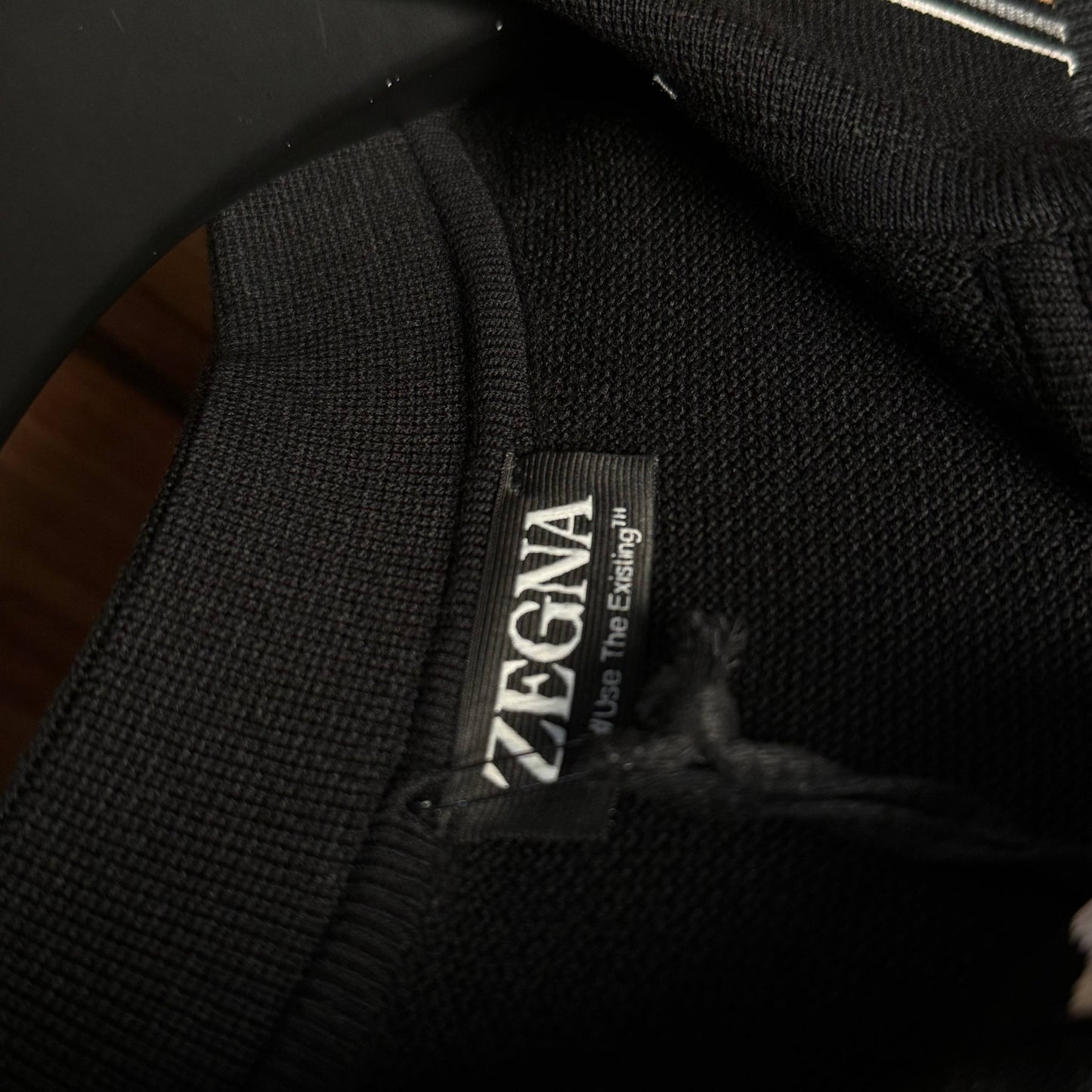 zegna polo with buttons