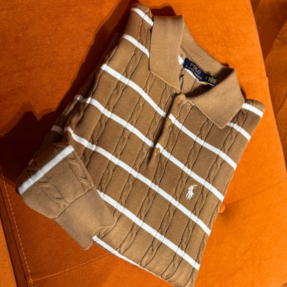 polo ralpgh stripped polo