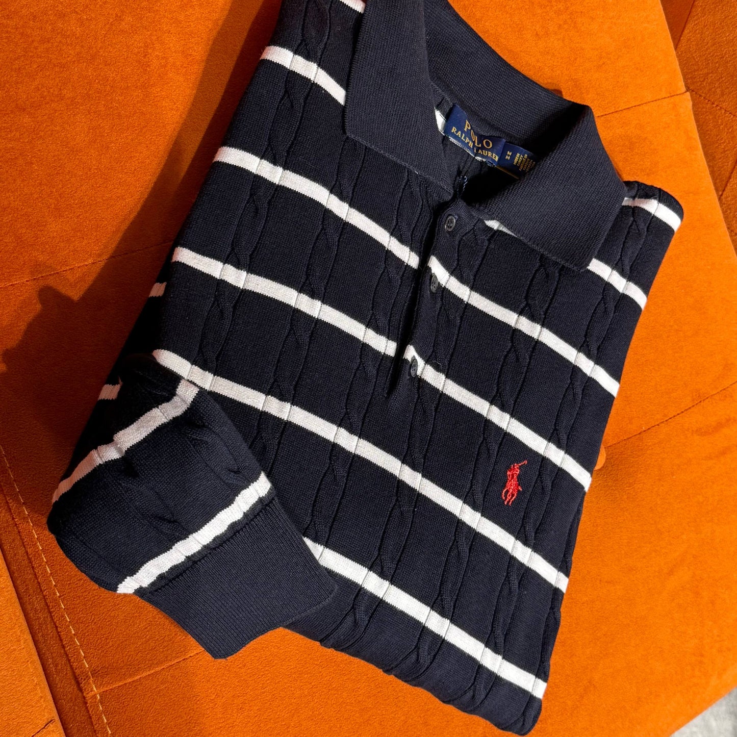 polo ralpgh stripped polo
