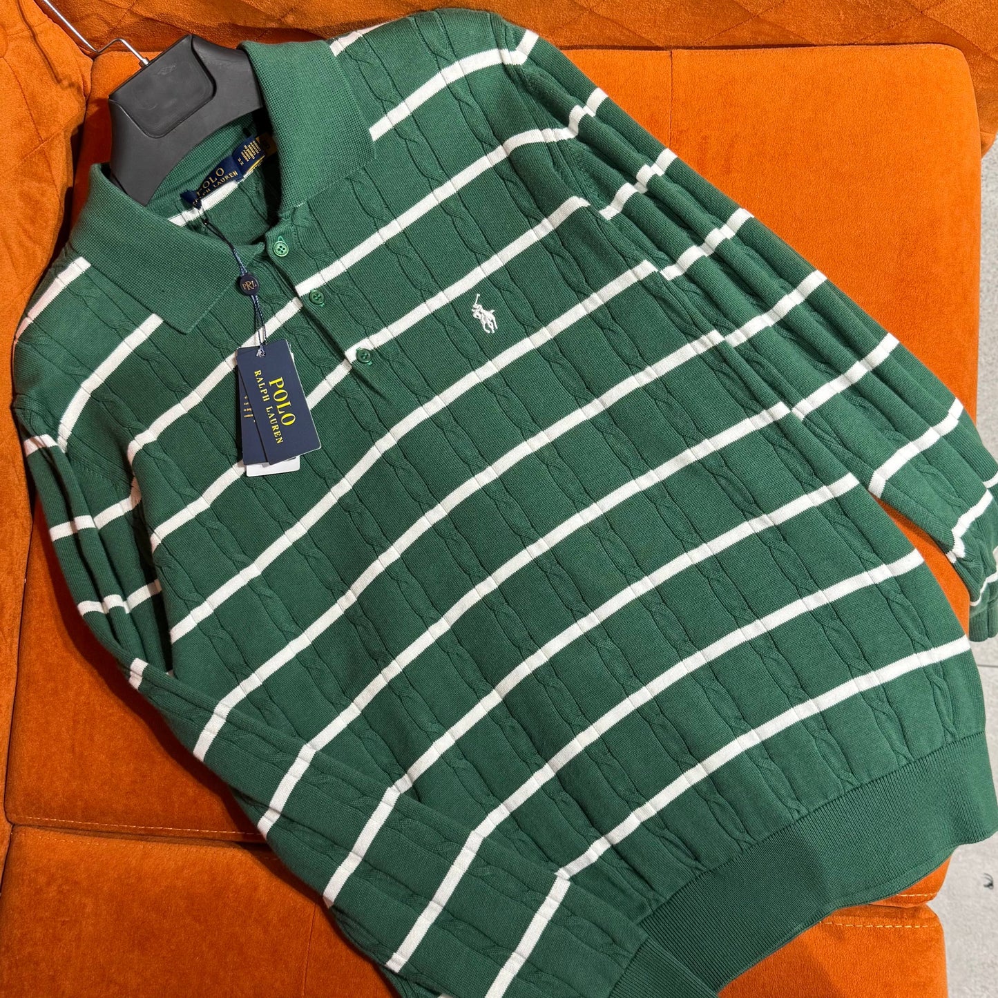 polo ralpgh stripped polo