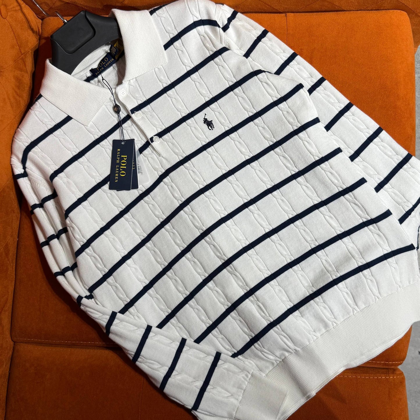 polo ralpgh stripped polo