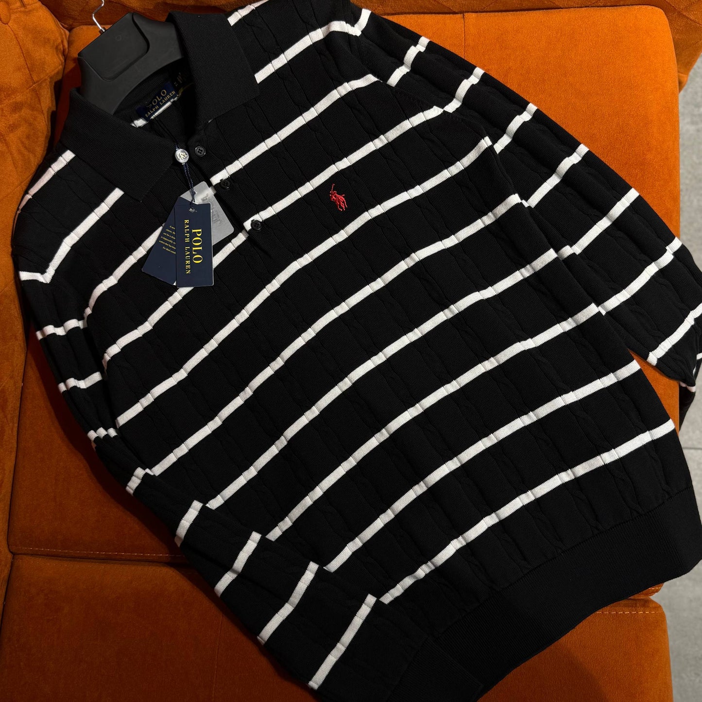 polo ralpgh stripped polo